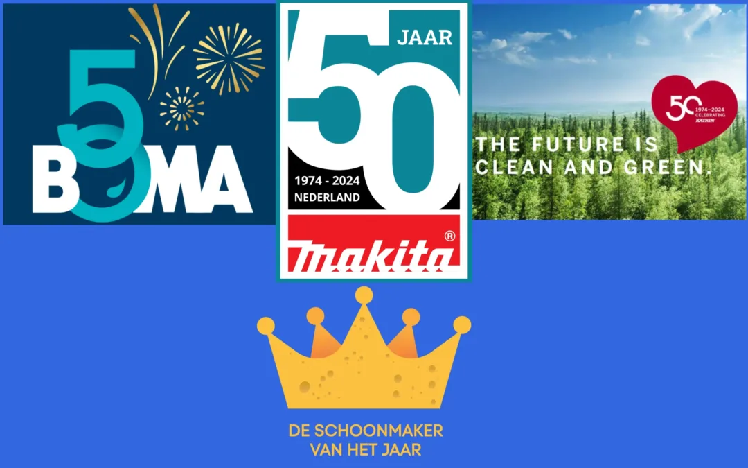 In 2024 vieren 3 gouden jubileum partners hun jubileum