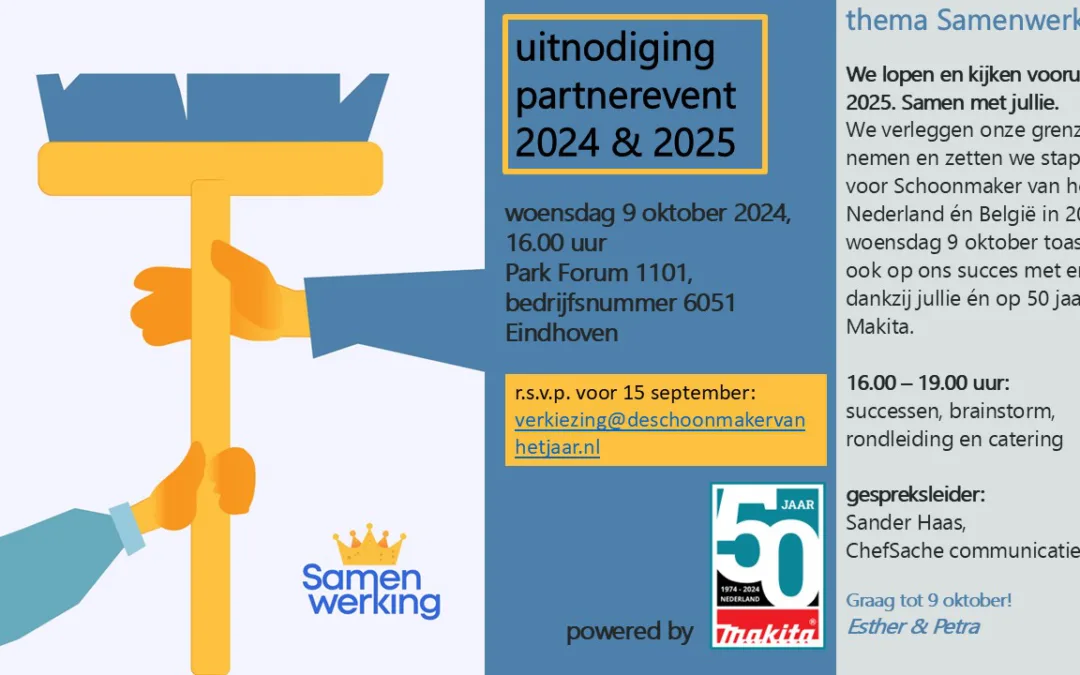 uitnodiging partnerevent 2024 en 2025