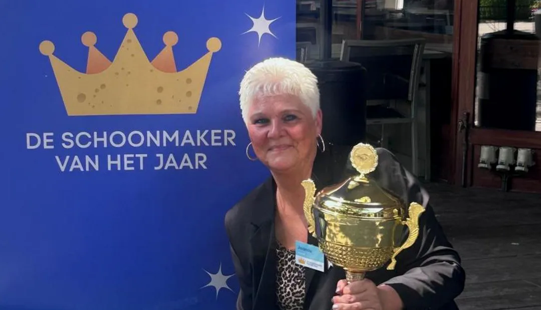 In de media: Jolanda wint eerste prijs Schoonmaker van het Jaar-verkiezing: ‘Heb gegild en gehuild’
